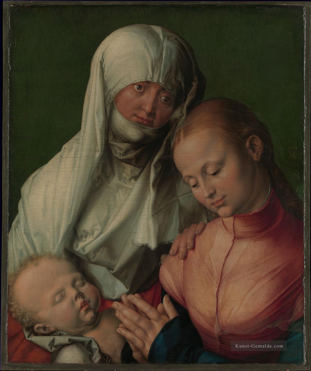 Die Jungfrau und das Kind mit St Anne Albrecht Dürer Ölgemälde